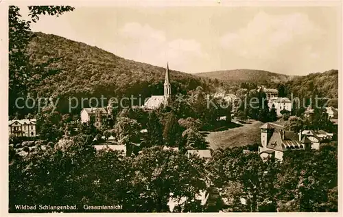 AK / Ansichtskarte Schlangenbad Taunus Panorama Kat. Schlangenbad