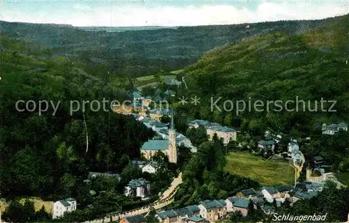 AK / Ansichtskarte Schlangenbad Taunus Panorama Kat. Schlangenbad