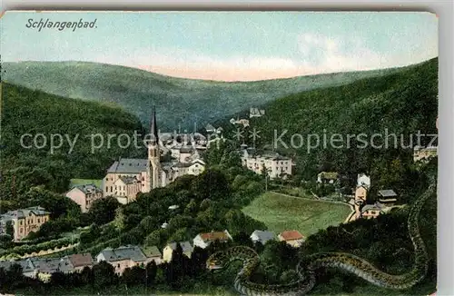 AK / Ansichtskarte Schlangenbad Taunus Panorama Kat. Schlangenbad