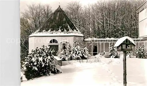 AK / Ansichtskarte Arnoldshain Evangelische Akademie Kapelle Winter Kat. Schmitten