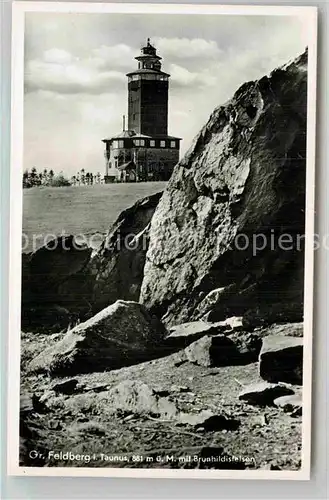 AK / Ansichtskarte Grosser Feldberg Taunus Aussichtsturm Brunhildisfelsen Kat. Schmitten