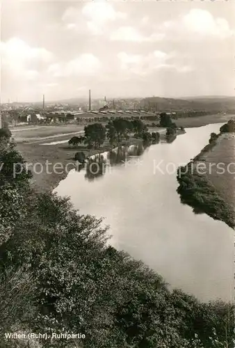 AK / Ansichtskarte Witten Ruhr Partie an der Ruhr Kat. Witten Ruhr