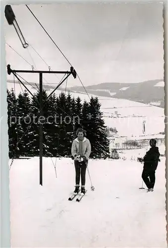 AK / Ansichtskarte Zueschen Sauerland Skilift Kat. Winterberg