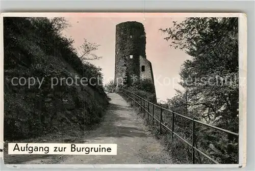 AK / Ansichtskarte Volmarstein Aufgang zur Burgruine Kat. Wetter (Ruhr)