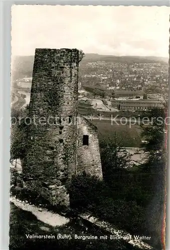 AK / Ansichtskarte Volmarstein Burgruine Kat. Wetter (Ruhr)