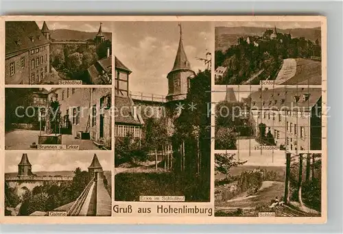 AK / Ansichtskarte Hohenlimburg Schloss Schlosshof Brunnen Erker Galerie  Kat. Hagen