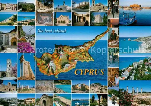 AK / Ansichtskarte Cyprus Zypern Ruinen Strand  Kat. Zypern