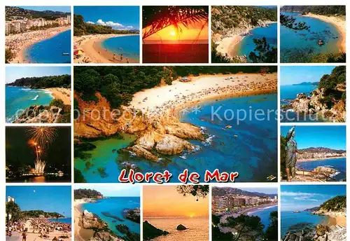 AK / Ansichtskarte Lloret de Mar Strand Bucht  Kat. Costa Brava Spanien