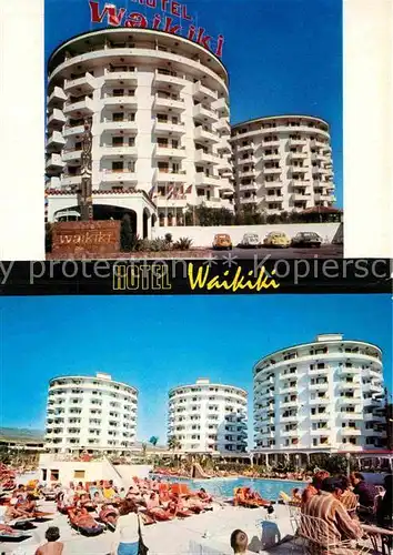 AK / Ansichtskarte Playa del Ingles Gran Canaria Hotel Waikiki Pool Kat. San Bartolome de Tirajana