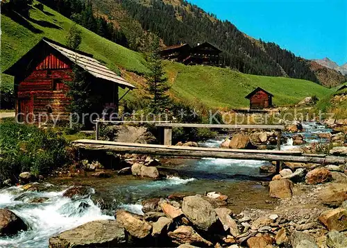 AK / Ansichtskarte Tirol Merano Alte Wassermuehlen im Villgratental