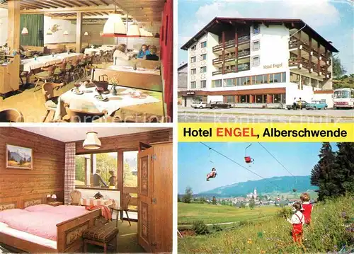 AK / Ansichtskarte Alberschwende Hotel Engel Sessellift Kat. Alberschwende