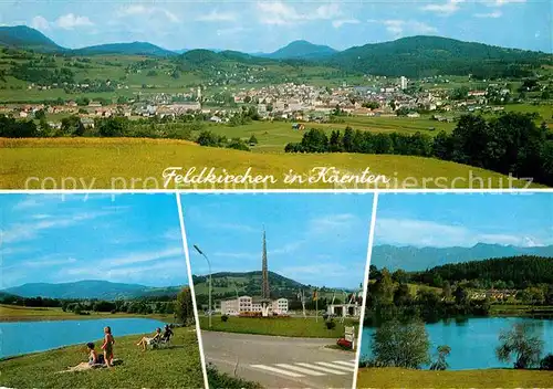 AK / Ansichtskarte Feldkirchen Kaernten Flatschmachersee Spitz Maltschachersee Karawanken Kat. Feldkirchen in Kaernten