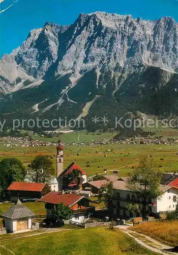 AK / Ansichtskarte Lermoos Tirol mit Zugspitze Kat. Lermoos