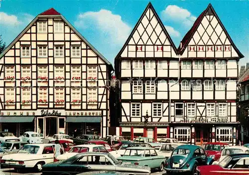 AK / Ansichtskarte Soest Arnsberg aelteste Stadt Westfalens Marktplatz Fachwerk