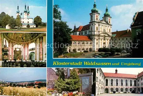 AK / Ansichtskarte Waldsassen Klosterstadt  Kirche Kat. Waldsassen