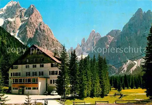 AK / Ansichtskarte Sexten Sesto Suedtirol Hotel Dolomitenhof Fischleinboden Pustertal Dolomiten Kat. Bozen