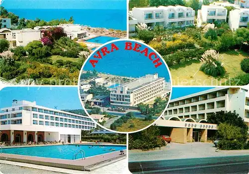AK / Ansichtskarte Rhodes Rhodos Greece Avra Beach Hotel Kat. Rhodes