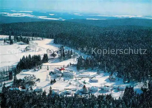 AK / Ansichtskarte Freudenstadt Sanatorium Hohenfreudenstadt im Winter Luftkurort Schwarzwald Fliegeraufnahme Kat. Freudenstadt