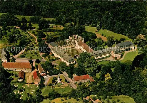 AK / Ansichtskarte Arnsburg Hessen Kloster Ruine 13. Jhdt. Fliegeraufnahme Kat. Lich