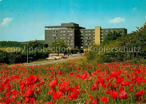 AK / Ansichtskarte Marmagen Eifelhoehen Klinik Mohnblumen Kat. Nettersheim