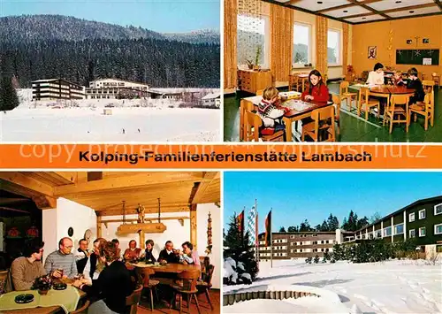 AK / Ansichtskarte Lambach Lam Kolping Familienferienstaette Winterlandschaft Kat. Lam