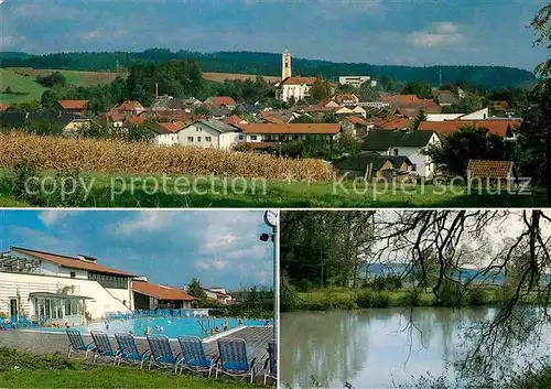 AK / Ansichtskarte Bad Birnbach Teilansicht Thermalbad Weiher Kat. Bad Birnbach