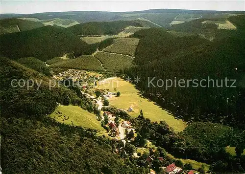 AK / Ansichtskarte Riefensbeek Kamschlacken Fliegeraufnahme Kat. Osterode am Harz