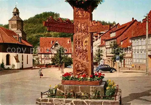 AK / Ansichtskarte Bad Grund Marktplatz Kat. Bad Grund (Harz)