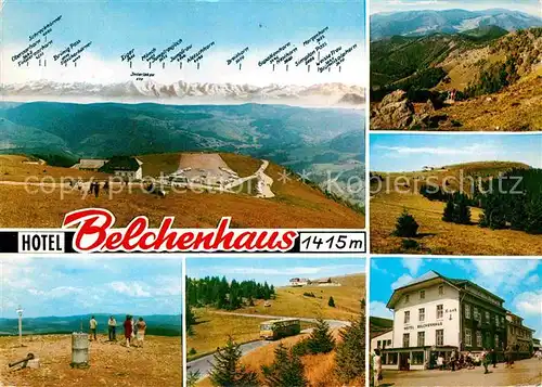 AK / Ansichtskarte Schoenau Schwarzwald Hotel Belchenhaus Panorama Teilansicht  Kat. Schoenau im Schwarzwald