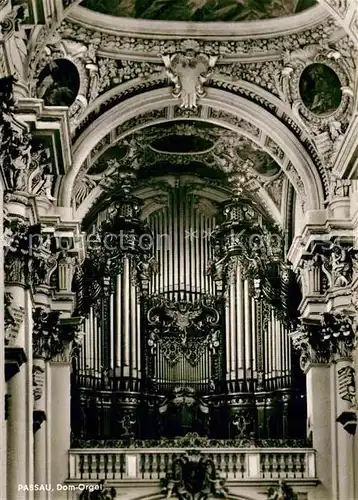 AK / Ansichtskarte Kirchenorgel Passau Dom Kat. Musik