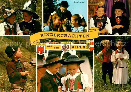 AK / Ansichtskarte Trachten oesterreich Kinder 