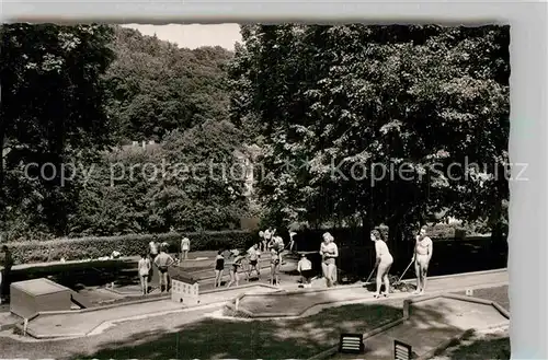 AK / Ansichtskarte Schlangenbad Taunus Minigolfanlage Kat. Schlangenbad