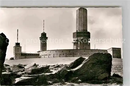 AK / Ansichtskarte Grosser Feldberg Taunus Aussichtsturm Fernseh UKW Sender Kat. Schmitten