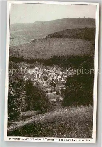 AK / Ansichtskarte Schmitten Taunus Blick vom Leistenbachtal Kat. Schmitten