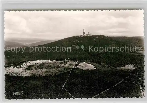 AK / Ansichtskarte Grosser Feldberg Taunus Fliegeraufnahme Kat. Schmitten