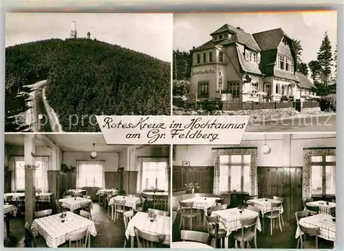 AK / Ansichtskarte Feldberg Taunus Rotes Kreuz Gasthaus Pension Kat. Schmitten