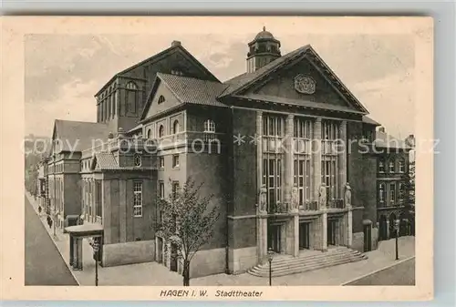 AK / Ansichtskarte Hagen Westfalen Stadttheater Kat. Hagen