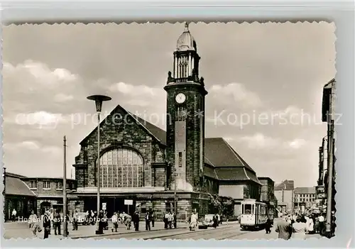 AK / Ansichtskarte Hagen Westfalen Hauptbahnhof Kat. Hagen