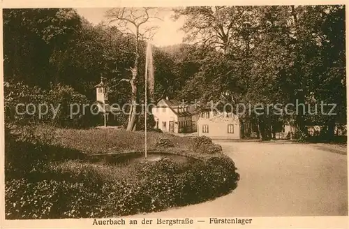 AK / Ansichtskarte Auerbach Bergstrasse Fuerstenlager Kat. Bensheim