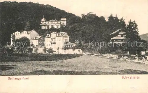 AK / Ansichtskarte Schlangenbad Taunus Schweizertal Kat. Schlangenbad