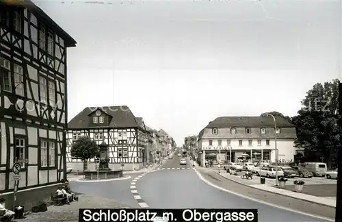 AK / Ansichtskarte Usingen Schlossplatz Obergasse Kat. Usingen