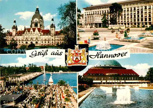 AK / Ansichtskarte Hannover Schloss Brunnen  Kat. Hannover