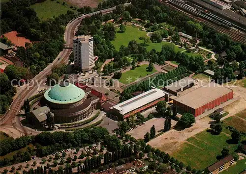 AK / Ansichtskarte Hannover Fliegeraufnahme Stadthalle Hotel Am Stadtpark Eilenriedehalle Kat. Hannover