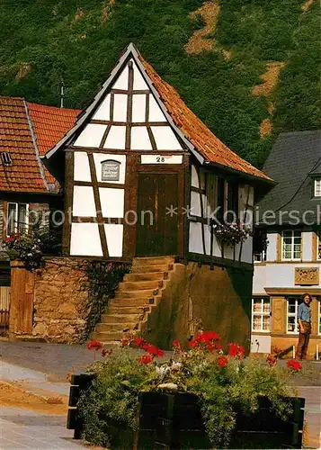 AK / Ansichtskarte Bad Muenster Stein Ebernburg Ehemaliger Hahnenhof Zehntscheuer  Kat. Bad Muenster am Stein Ebernburg