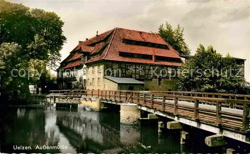 AK / Ansichtskarte Uelzen Lueneburger Heide Aussenmuehle Bruecke Kat. Uelzen