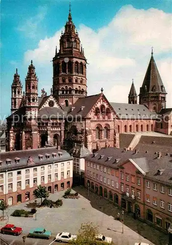 AK / Ansichtskarte Mainz Rhein Leichhof und Dom