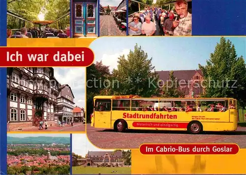 AK / Ansichtskarte Goslar Cabrio bus Stadtrundfahrten Kat. Goslar