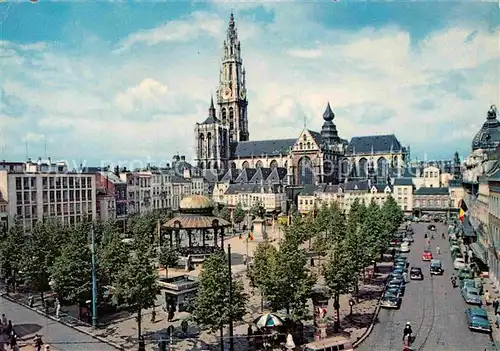 AK / Ansichtskarte Antwerpen Anvers Place Verte Kat. 