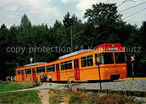 AK / Ansichtskarte Eisenbahn Sihltal Zuerich Uetliberg Bahn Doppeltriebwagen Be 8 8  Kat. Eisenbahn