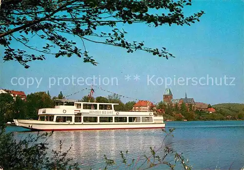AK / Ansichtskarte Motorschiffe MS Heinrich der Loewe Ratzeburg  Kat. Schiffe